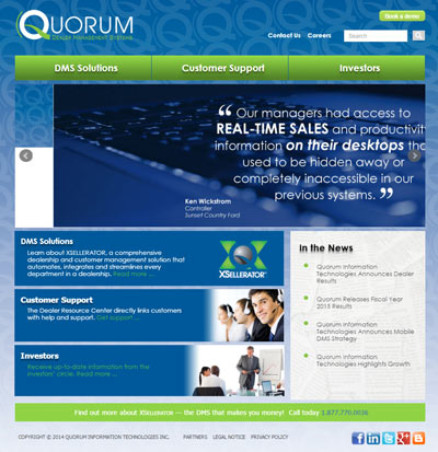 web design - Quorum